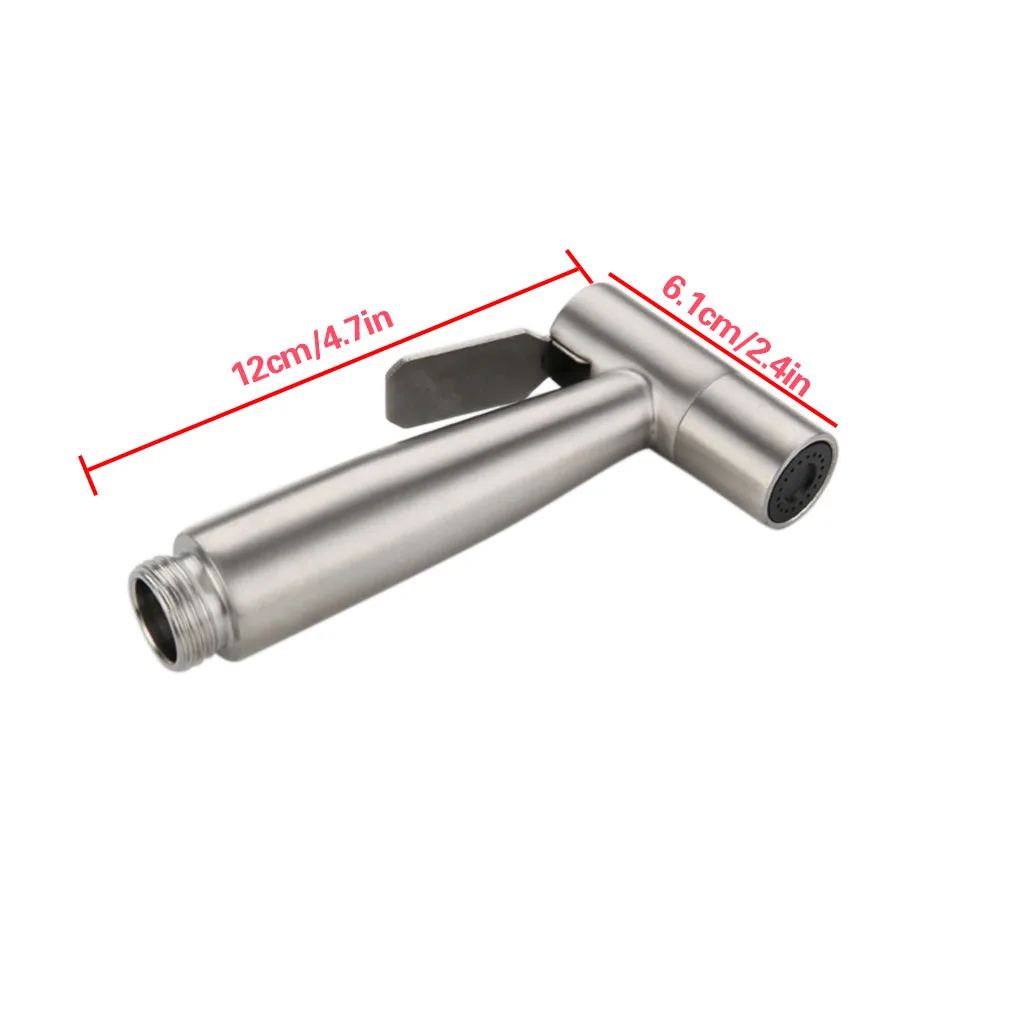 304Stainless Steel Bathroom Sprayer Toilet Heat-Resistant Handy Handheld Bidet Sprayer High Pressure Bidet Nozzle Plenty Of Uses
304Stainless Steel Bathroom Sprayer Toilet Heat-Resistant Handy Handheld Bidet Sprayer High Pressure Bidet Nozzle Plenty Of Uses