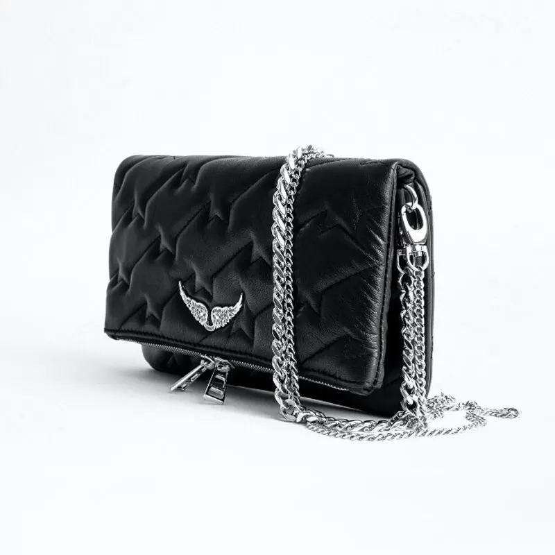 2021 Genuine Leather Black Bag Handbag Messenger Bag One Shoulder Bag for Women
2021 Genuine Leather Black Bag Handbag Messenger Bag One Shoulder Bag for Women
