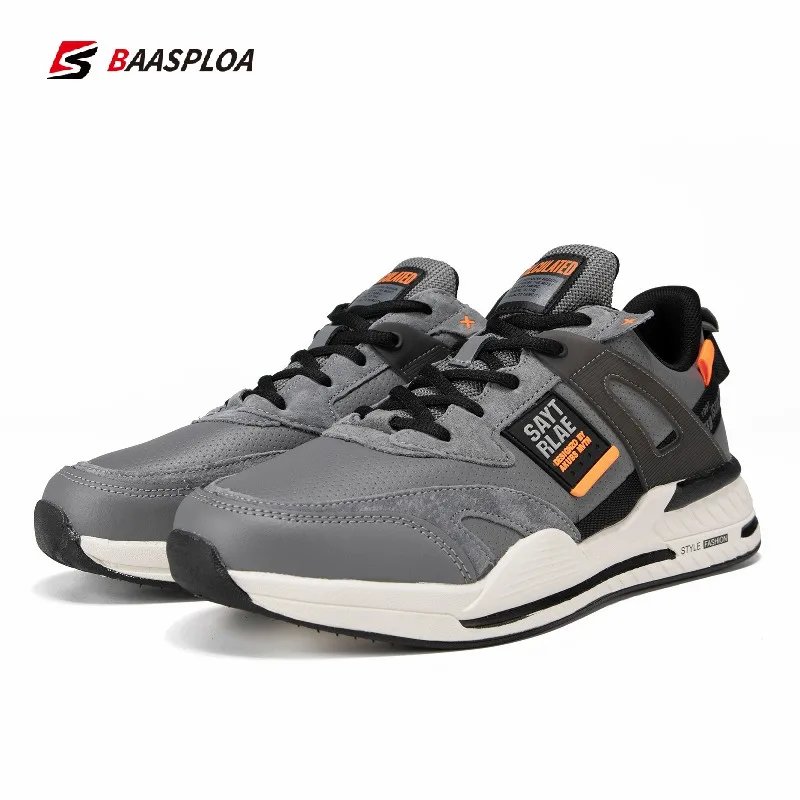 Baasploa Brand Design Men Sneakers Fashion Waterproof Lightweight Casual Non-slip Walking Shoes Leather Male Running Shoes
Baasploa Brand Design Men Sneakers Fashion Waterproof Lightweight Casual Non-slip Walking Shoes Leather Male Running Shoes