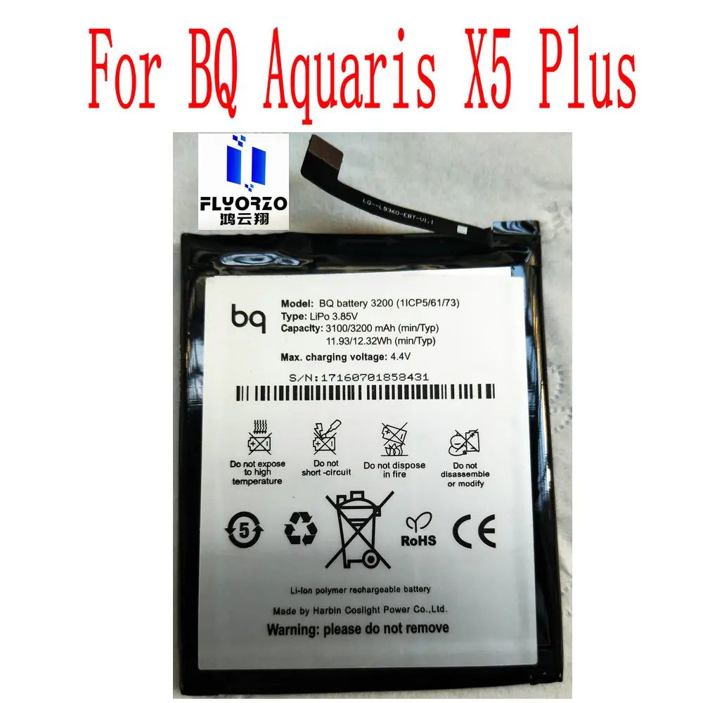5 шт./лот Новинка Высокое качество 3200 мАч BQ батарея 3200 батарея для BQ Aquaris X5 Plus мобильный телефон
5 шт./лот Новинка Высокое качество 3200 мАч BQ батарея 3200 батарея для BQ Aquaris X5 Plus мобильный телефон