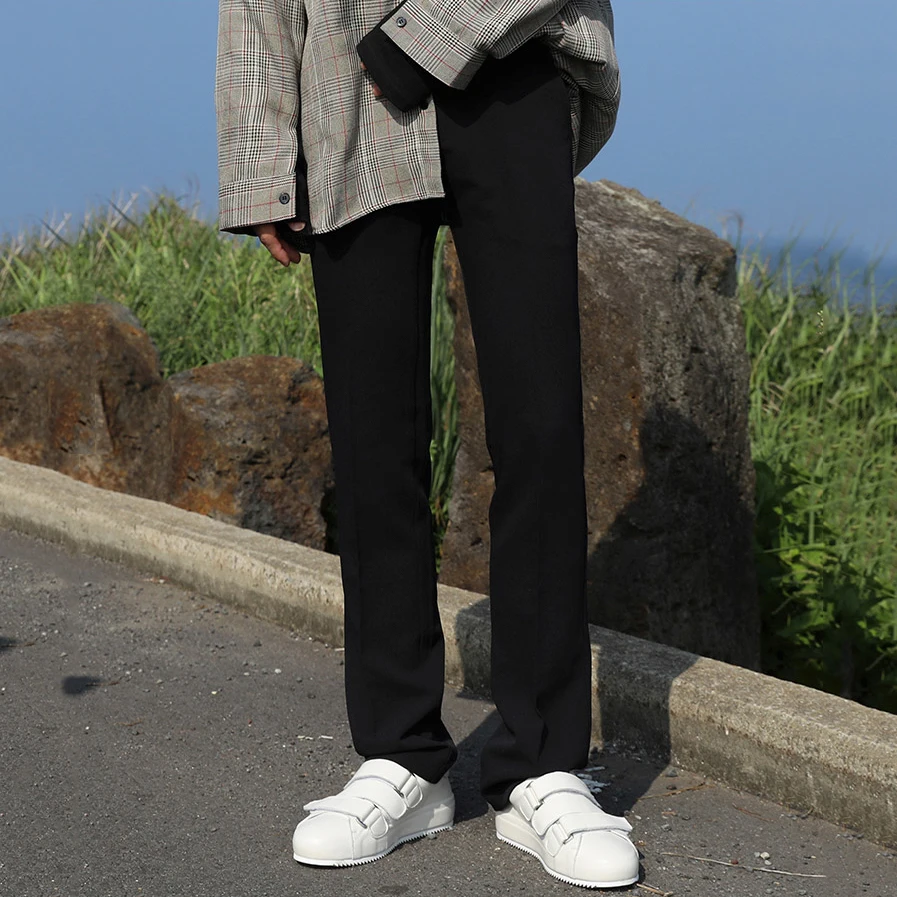 Mens Casual Fashions Dress Pants High Quality Baggy Wide Leg Black Temperament Suit Pants Pantalones Hombre Men Clothing BC50XK
Mens Casual Fashions Dress Pants High Quality Baggy Wide Leg Black Temperament Suit Pants Pantalones Hombre Men Clothing BC50XK