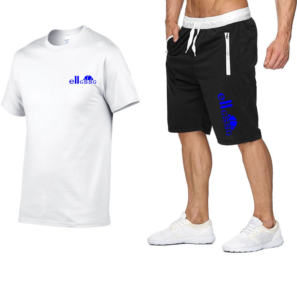 Fashionable men's and women's breathable leisure sports suit short-sleeved T-shirt solid color simple style zipper pocket shorts 
Fashionable men's and women's breathable leisure sports suit short-sleeved T-shirt solid color simple style zipper pocket shorts
