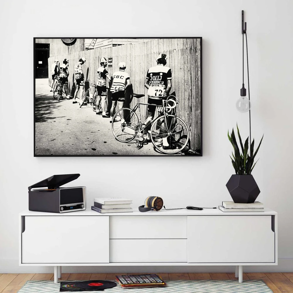Bicycle Cyclist Poster Black White Bike Vintage Photo Canvas Painting On The Wall Art Print Picture For Living Room Home Decor
Bicycle Cyclist Poster Black White Bike Vintage Photo Canvas Painting On The Wall Art Print Picture For Living Room Home Decor