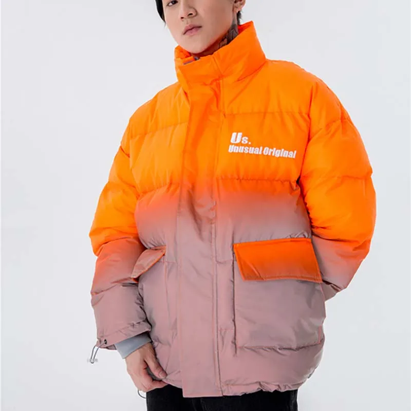 Unisex Thick Gradient Reflective Jacket Male Tie Dye Jacket Mens Clothes Couple Parkas Cotton Coats Oversize Zipper Jackets Tops
Unisex Thick Gradient Reflective Jacket Male Tie Dye Jacket Mens Clothes Couple Parkas Cotton Coats Oversize Zipper Jackets Tops