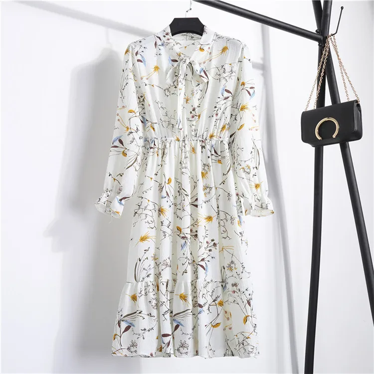 Party Dress 2021 Spring Women Dress Long Sleeves Flower Print Boho Style Beach Casual Chiffon Casual Shirt Bow Dresses Vestidos
Party Dress 2021 Spring Women Dress Long Sleeves Flower Print Boho Style Beach Casual Chiffon Casual Shirt Bow Dresses Vestidos