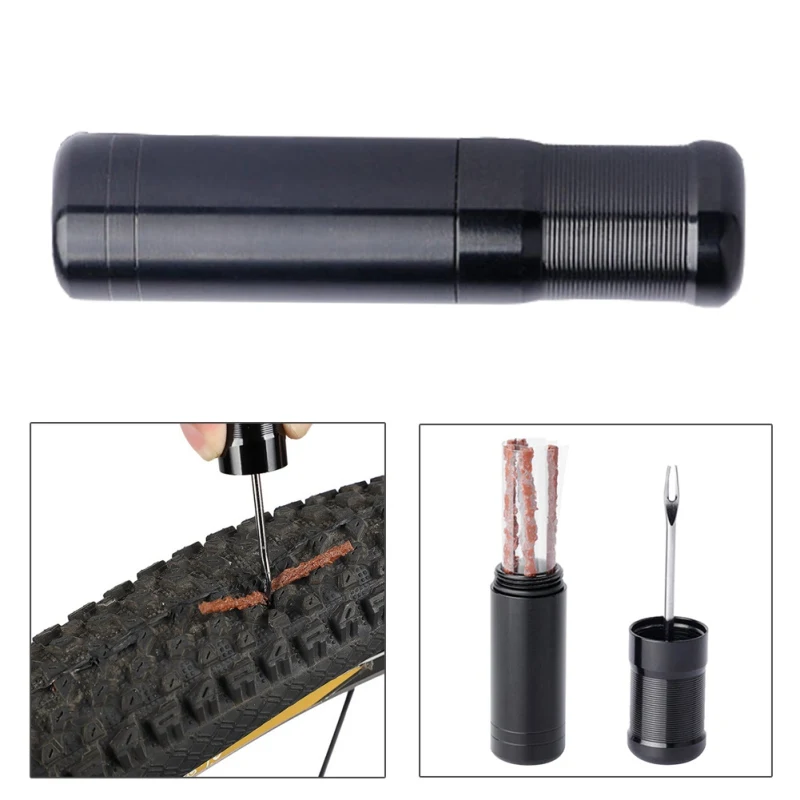 5pcs Tire Repair Rubber Strip And Bicycle Tire Repair Drill For MTB Road Bike Tubeless Repair Tool Set
5pcs Tire Repair Rubber Strip And Bicycle Tire Repair Drill For MTB Road Bike Tubeless Repair Tool Set
