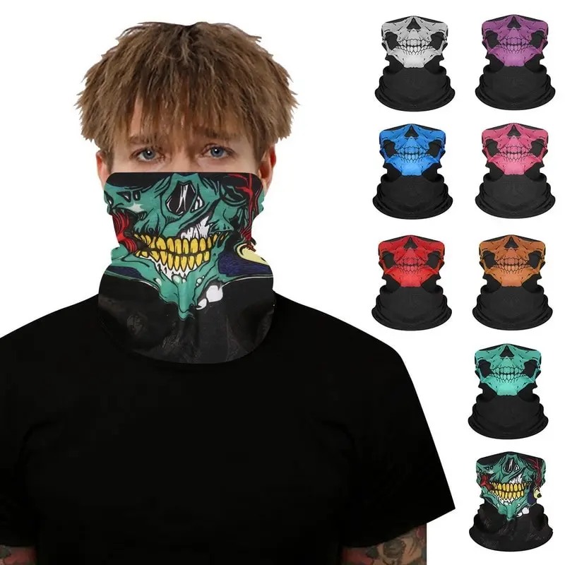 Multi-functional Eight Color Skull Bandana Helmet Camping Halloween Neck Face Mask Paintball Ski Sport Headband Hiking Scarves
Multi-functional Eight Color Skull Bandana Helmet Camping Halloween Neck Face Mask Paintball Ski Sport Headband Hiking Scarves