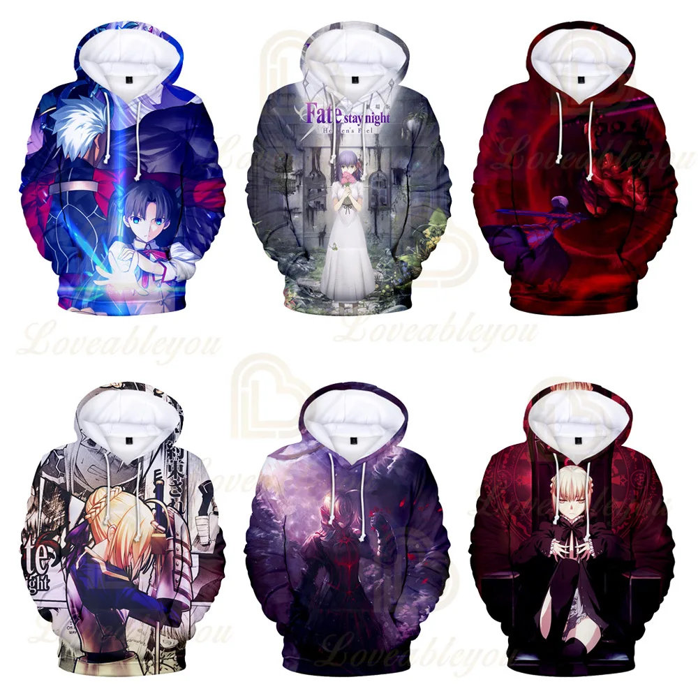 3D Hot Game Fate Stay Night Male Hoodies Men/women Long Sleeve Pullover Harajuku Cosplay Costume Boys Girls Tops
3D Hot Game Fate Stay Night Male Hoodies Men/women Long Sleeve Pullover Harajuku Cosplay Costume Boys Girls Tops