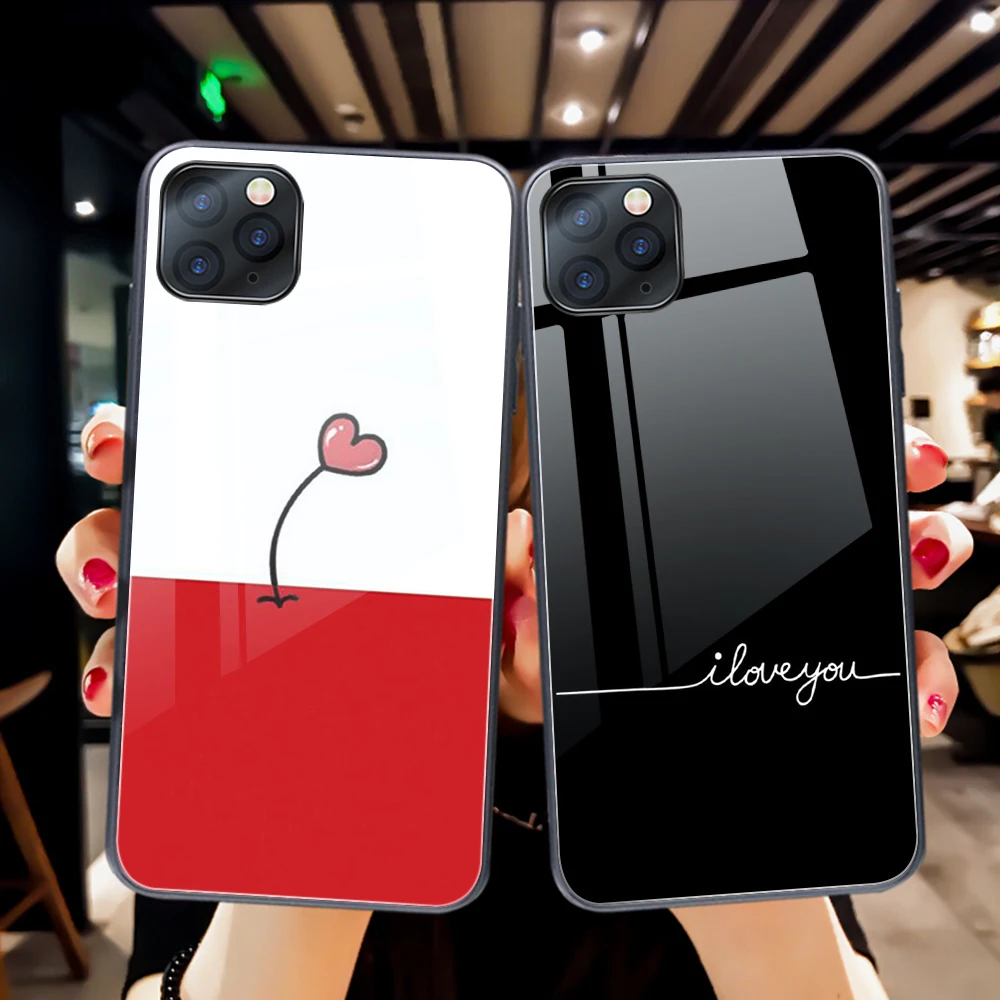 Luxury Lovely Heart Glass Case for iPhone 11 12 13 Pro Max Mini 7 8 6 Plus XR X XS SE 2020 Phone Cover 12Mini 7Plus Funda Shell
Luxury Lovely Heart Glass Case for iPhone 11 12 13 Pro Max Mini 7 8 6 Plus XR X XS SE 2020 Phone Cover 12Mini 7Plus Funda Shell