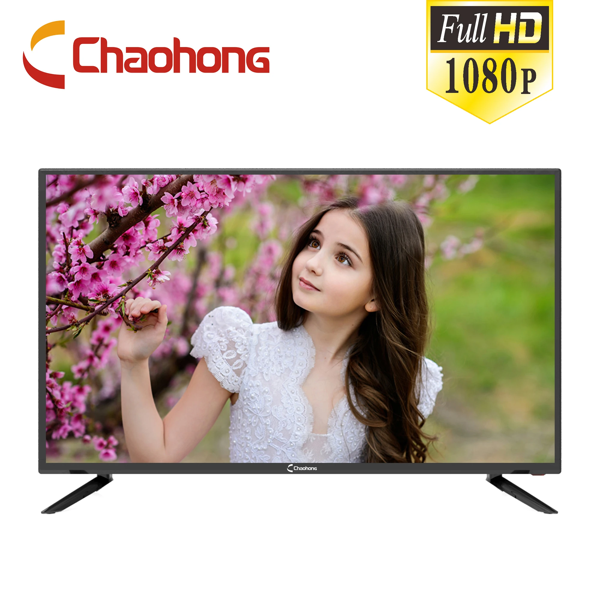 

CHAOHONG Smart TV HD 1080P 40 Inches Netflix 60Hz 1GB ROM/8GB RAM HDMI Digital ATV+DVB-T2/S2 DLED Television