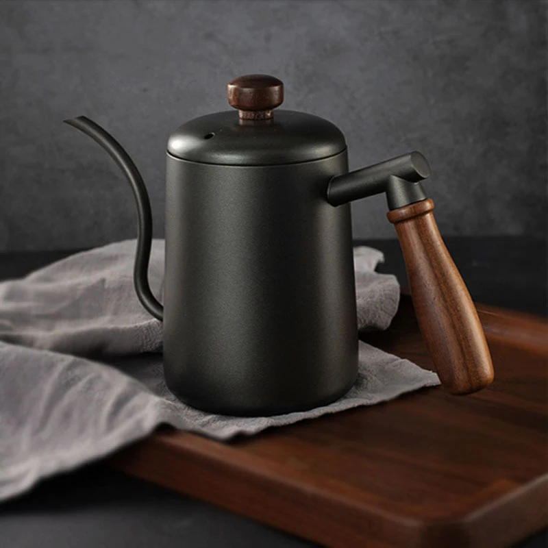 Hand Brew Espresso Coffee Maker Pot 600ml Stainless Steel Pour Over Kettle Gooseneck Spout PTFE Coating Tea Pitcher Barista Jug
Hand Brew Espresso Coffee Maker Pot 600ml Stainless Steel Pour Over Kettle Gooseneck Spout PTFE Coating Tea Pitcher Barista Jug