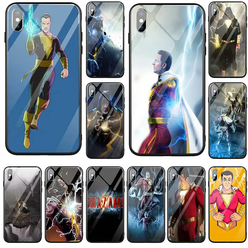 Shazam Blackadam мобильный телефон чехлы для iPhone 5 5S SE 8 7 6 6s Plus X XR XS Max растения Модный