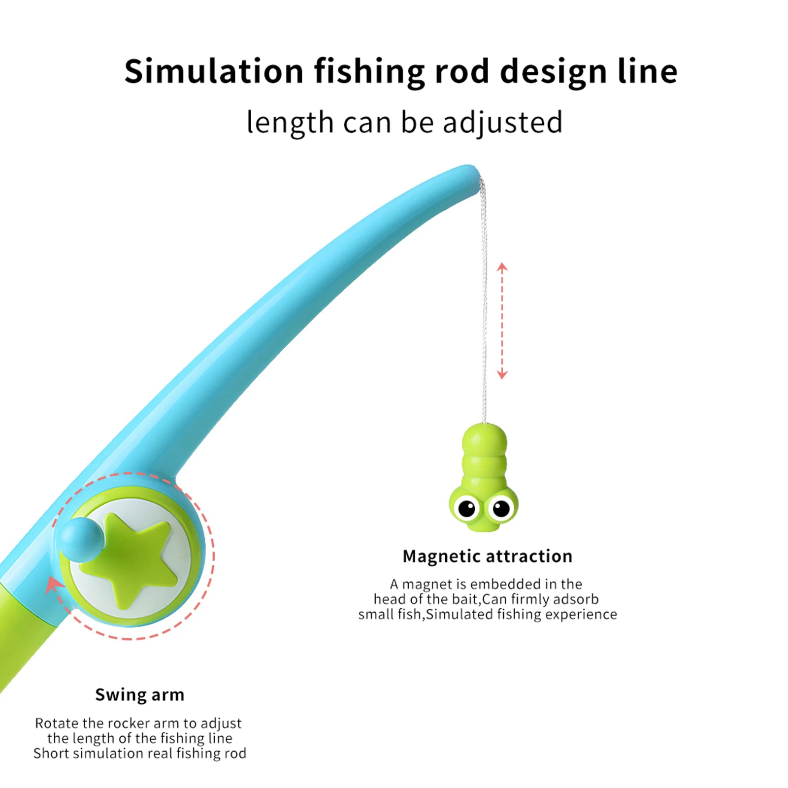 Baby Bath Toy Educational Bathroom Fishing Toy Set BPA-Free Safe Bath Fishing Game With 1 Net 1 Fishing Rod 2 Whale Toys
Baby Bath Toy Educational Bathroom Fishing Toy Set BPA-Free Safe Bath Fishing Game With 1 Net 1 Fishing Rod 2 Whale Toys