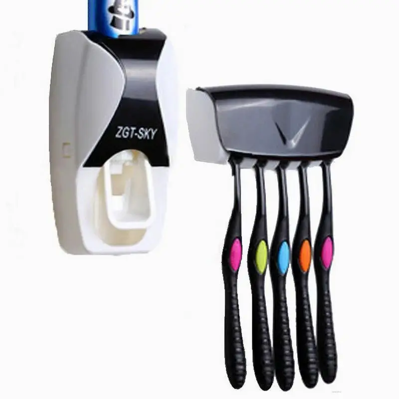 Creative Wall-mounted Toothbrush Holder Automatic Toothpaste Dispenser Bathroom Punch-free Toothbrush Storage Rack
Creative Wall-mounted Toothbrush Holder Automatic Toothpaste Dispenser Bathroom Punch-free Toothbrush Storage Rack