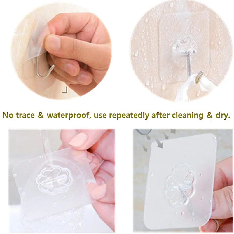 20Pcs Transparent Strong Self Adhesive Use of Indoor Door Wall Strong Convenient Suction Cup Wall Hooks Shower Hooks
20Pcs Transparent Strong Self Adhesive Use of Indoor Door Wall Strong Convenient Suction Cup Wall Hooks Shower Hooks