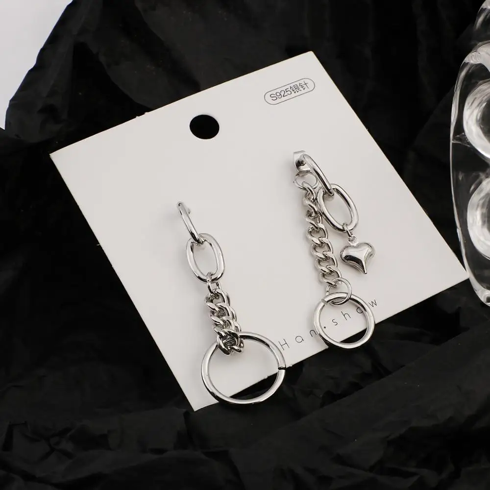 FLASHBUY Punk Asymmetric Silver Color Chain Tassel Earrings 2020 Geometric Pendant Hanging Drop Earrings Party Jewelry
FLASHBUY Punk Asymmetric Silver Color Chain Tassel Earrings 2020 Geometric Pendant Hanging Drop Earrings Party Jewelry