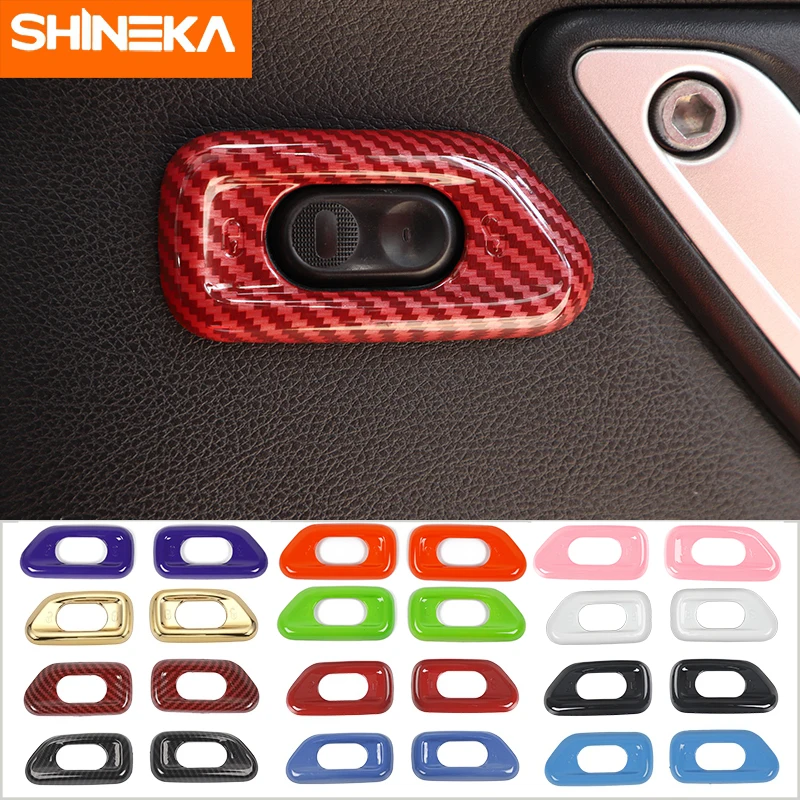 SHINEKA Car Styling Interior Door Handle Lock Switch Button Decoration Cover Stickers For Jeep Wrangler JK 2011-2017 Accessories
SHINEKA Car Styling Interior Door Handle Lock Switch Button Decoration Cover Stickers For Jeep Wrangler JK 2011-2017 Accessories