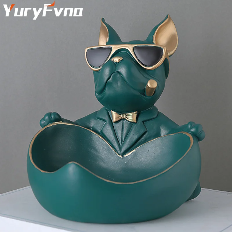 Resin French Bulldog Dog Storage Statue Home Decoration Entrance Shoe Cabinet Key Remote Control Storage Box Crafts Gifts 
Resin French Bulldog Dog Storage Statue Home Decoration Entrance Shoe Cabinet Key Remote Control Storage Box Crafts Gifts