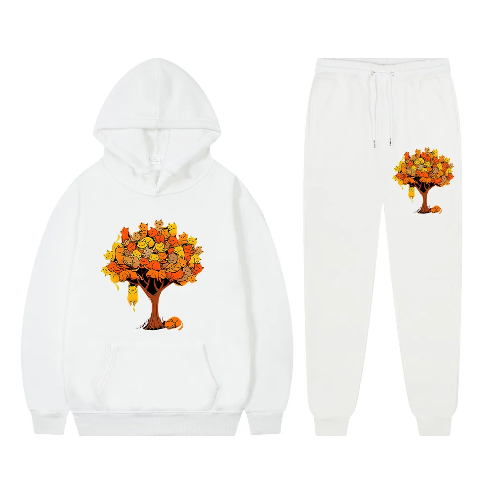 2022 Spring Autumn Cat Tree Cartoons Casual Prints Sets Hoodies+Pants Trendy Sportswear Set Sweatshirt Fashion Women Set
2022 Spring Autumn Cat Tree Cartoons Casual Prints Sets Hoodies+Pants Trendy Sportswear Set Sweatshirt Fashion Women Set