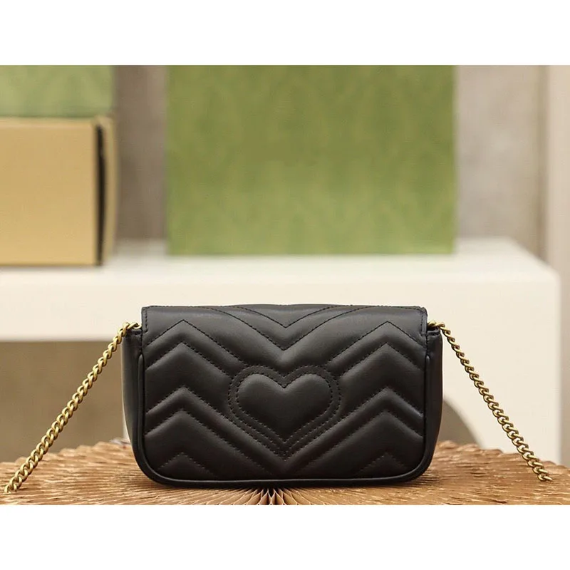 Luxury ladies brand new genuine leather love chain bag shoulder bag classic mini GG messenger bag
Luxury ladies brand new genuine leather love chain bag shoulder bag classic mini GG messenger bag