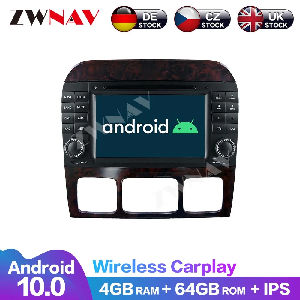 Touch Screen Multimedia Navigation DVD Player Audio Radio Carplay Car 8 Core Android 10 64G For Mercedes Benz S W220 1998-2005
Touch Screen Multimedia Navigation DVD Player Audio Radio Carplay Car 8 Core Android 10 64G For Mercedes Benz S W220 1998-2005