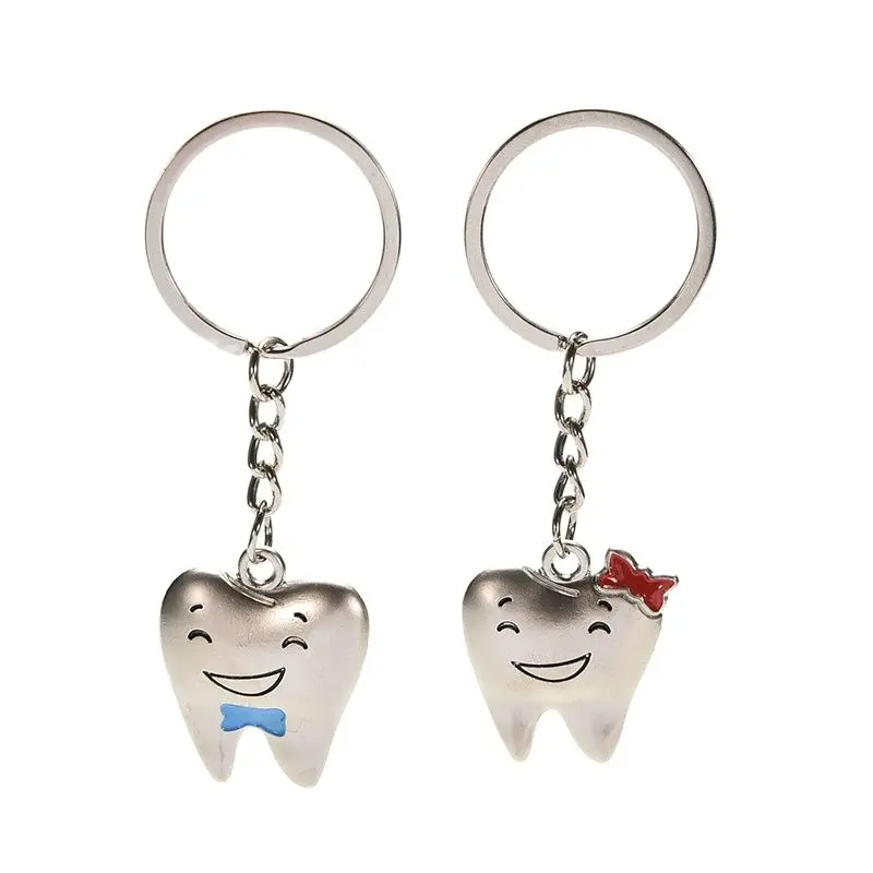 1 Pair Cartoon Teeth Keychain Dentist Decoration Key Chains Stainless Steel Tooth Model Shape Dental Clinic Gift
1 Pair Cartoon Teeth Keychain Dentist Decoration Key Chains Stainless Steel Tooth Model Shape Dental Clinic Gift