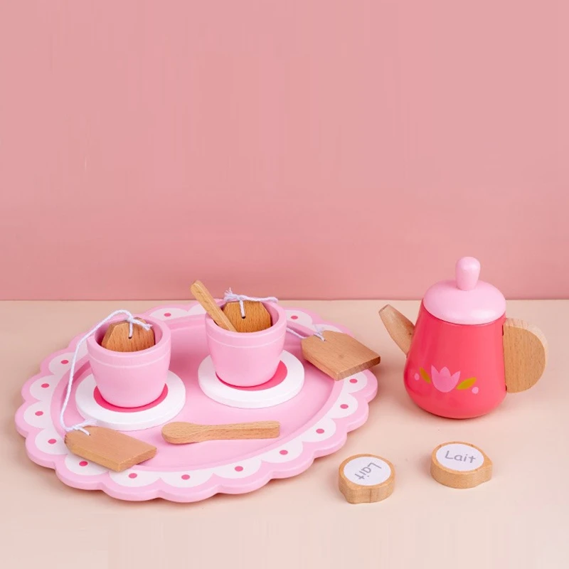 Wooden Kids Simulation Toy Afternoon Tea Set Wooden Tea Party Pretend Play Girl's Kitchen Tools Tableware Playset
Wooden Kids Simulation Toy Afternoon Tea Set Wooden Tea Party Pretend Play Girl's Kitchen Tools Tableware Playset