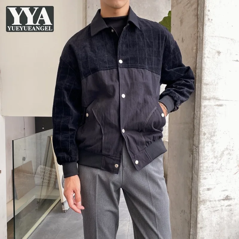 New Fashion Men Autumn Single Breasted Pacthwork Cargo Jacket Loose Fit Corduroy Coat Streetwear Harajuku Man Office Work Jacket
New Fashion Men Autumn Single Breasted Pacthwork Cargo Jacket Loose Fit Corduroy Coat Streetwear Harajuku Man Office Work Jacket