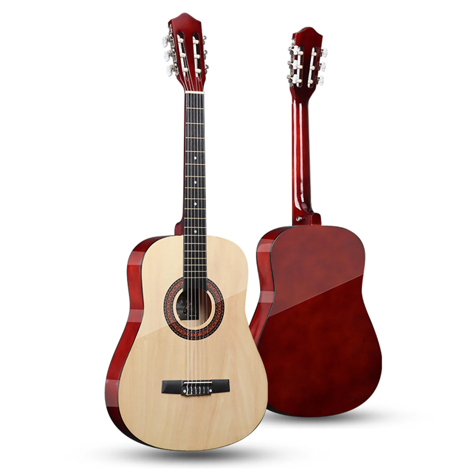 38'' Classic Acoustic Guitar 6 Strings Wooden Guitar for Students Beginners (Sunset)
38'' Classic Acoustic Guitar 6 Strings Wooden Guitar for Students Beginners (Sunset)