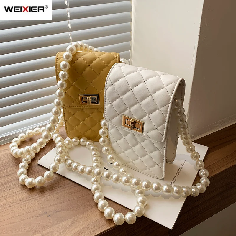 Pearl Design Pu Leather Crossbody Bags For Women 2021 Summer Trendy Shoulder Handbags Purses Lady Party Purses Bolsa feminina 가방
Pearl Design Pu Leather Crossbody Bags For Women 2021 Summer Trendy Shoulder Handbags Purses Lady Party Purses Bolsa feminina 가방