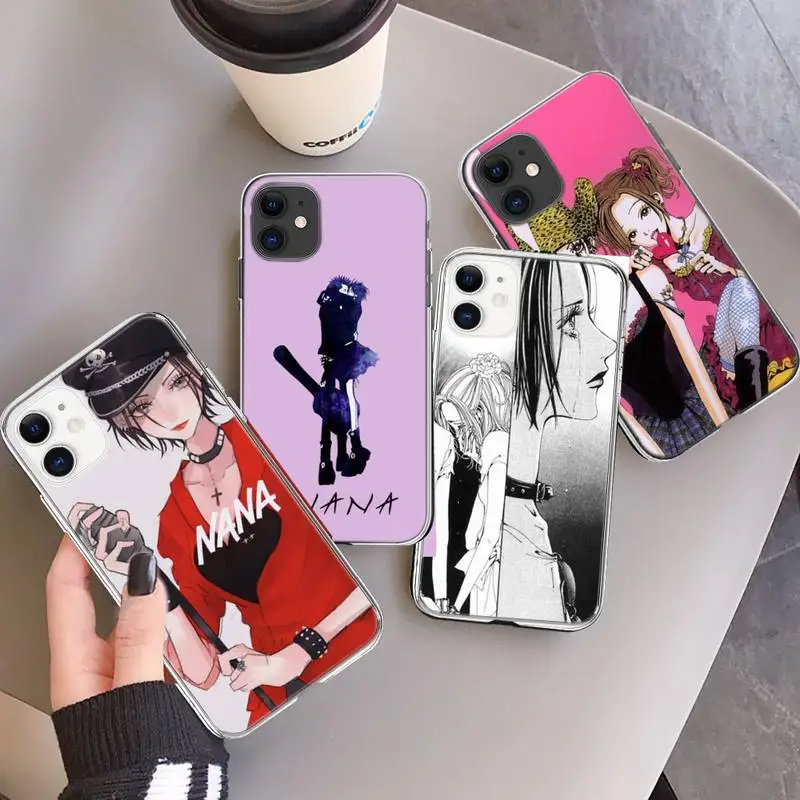 Nana Anime Phone Case For iphone 13 12 11 8 7 plus mini x xs xr pro max Transparent soft
Nana Anime Phone Case For iphone 13 12 11 8 7 plus mini x xs xr pro max Transparent soft
