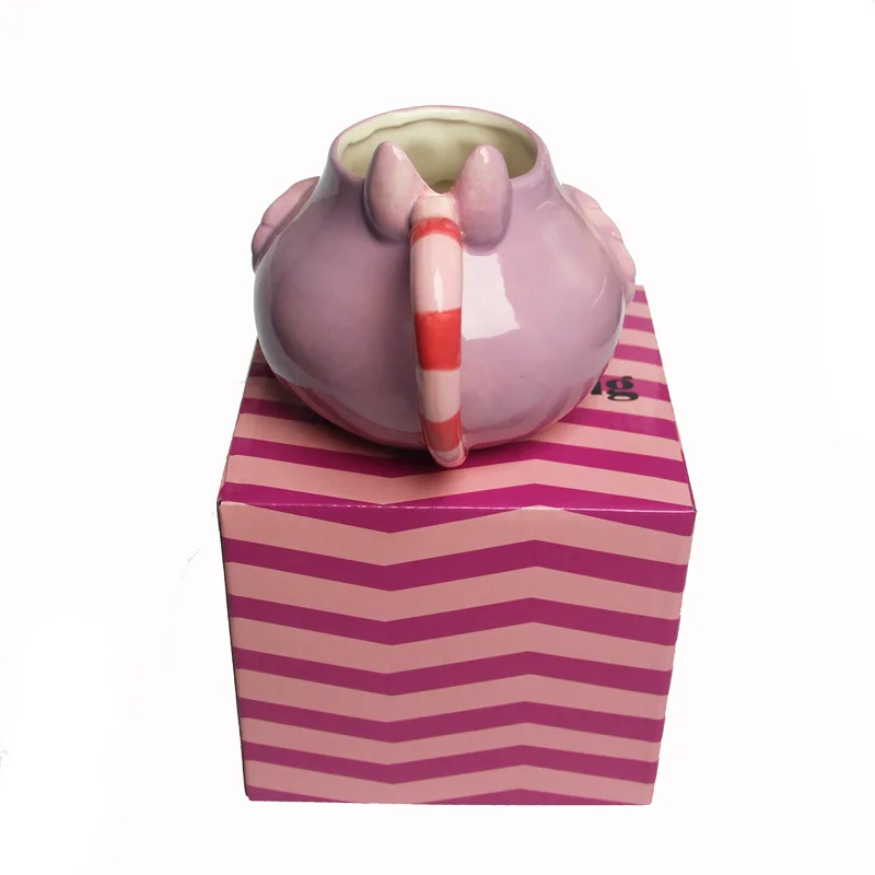 350ML Cartoon Alice Cheshire Cat Coffee Mug Creative Ceramic Water Cup 3D animal mugs coffee cups Birthday Gift For Children NEW
350ML Cartoon Alice Cheshire Cat Coffee Mug Creative Ceramic Water Cup 3D animal mugs coffee cups Birthday Gift For Children NEW