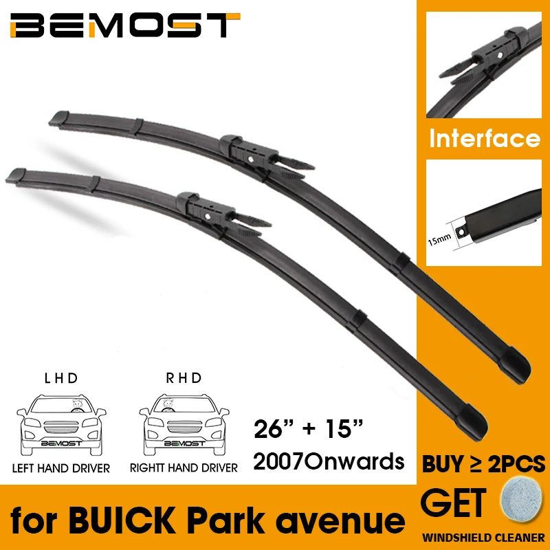 Car Wiper Blade Front Window Windshield Rubber Silicon Refill Wipers For BUICK Park avenue 2007 Onwards 26"+15" Car Accessories
Car Wiper Blade Front Window Windshield Rubber Silicon Refill Wipers For BUICK Park avenue 2007 Onwards 26"+15" Car Accessories