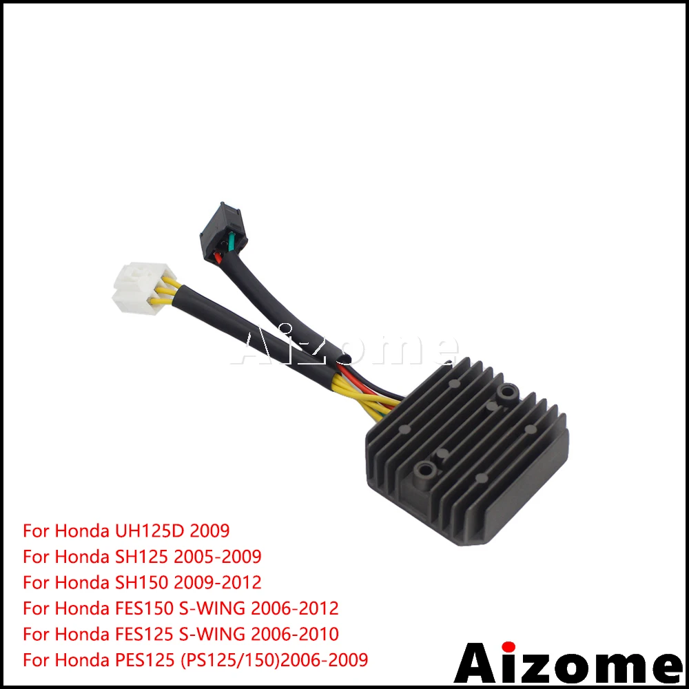 Motorcycle Voltage Regulator Rectifier For Honda 2005-2012 UH125D SH125 SH150 PES125 PS125 PS150 FES150 FES125 S-WING Regulator
Motorcycle Voltage Regulator Rectifier For Honda 2005-2012 UH125D SH125 SH150 PES125 PS125 PS150 FES150 FES125 S-WING Regulator