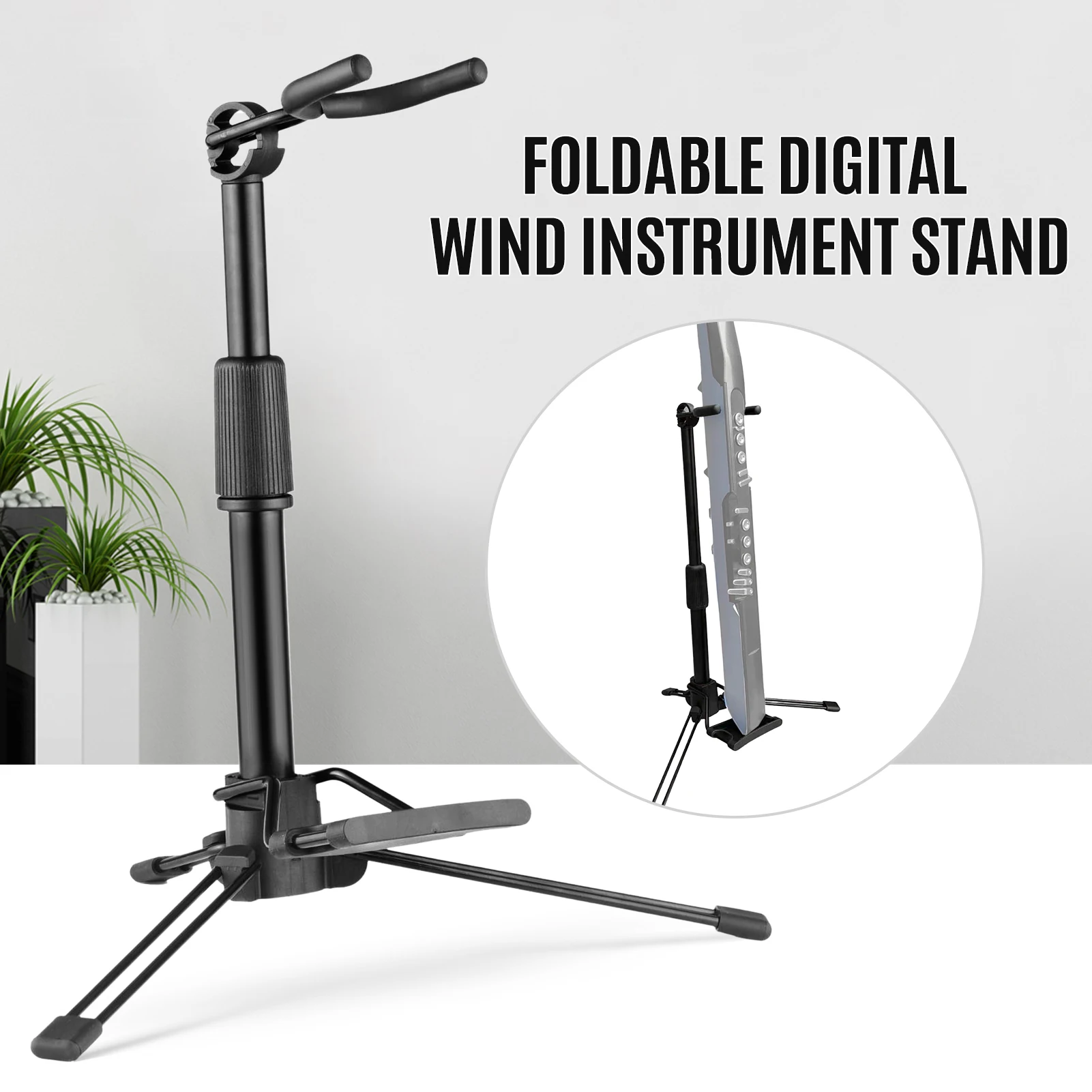 Muslady Foldable Digital Wind Instrument Stand Metal Corrosion-resistance Adjustable Aerophone Holder Musical Instrument Stand
Muslady Foldable Digital Wind Instrument Stand Metal Corrosion-resistance Adjustable Aerophone Holder Musical Instrument Stand