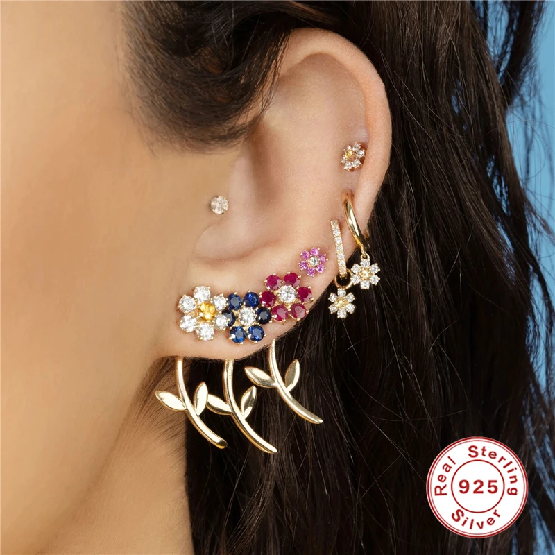 Aide 925 Sterling Silver Bohemian Stud Earrings for Women Cute Zircon ear bone nail Mini Crystal Flower Pierced Earrings Jewelry
Aide 925 Sterling Silver Bohemian Stud Earrings for Women Cute Zircon ear bone nail Mini Crystal Flower Pierced Earrings Jewelry