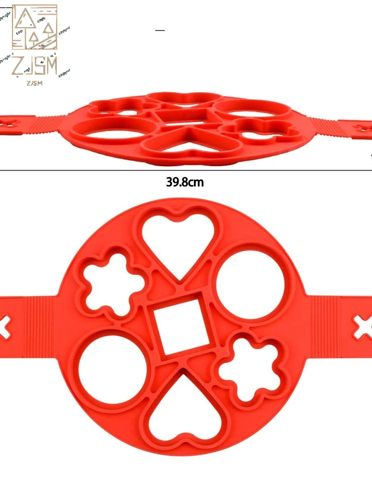Hart Ronde Bloem Vierkante Vorm Ei Siliconen Pannenkoek Mold Maker Anti-aanbak Koken Tool Ei Ring Maker Gemakkelijk Fantast
Hart Ronde Bloem Vierkante Vorm Ei Siliconen Pannenkoek Mold Maker Anti-aanbak Koken Tool Ei Ring Maker Gemakkelijk Fantast