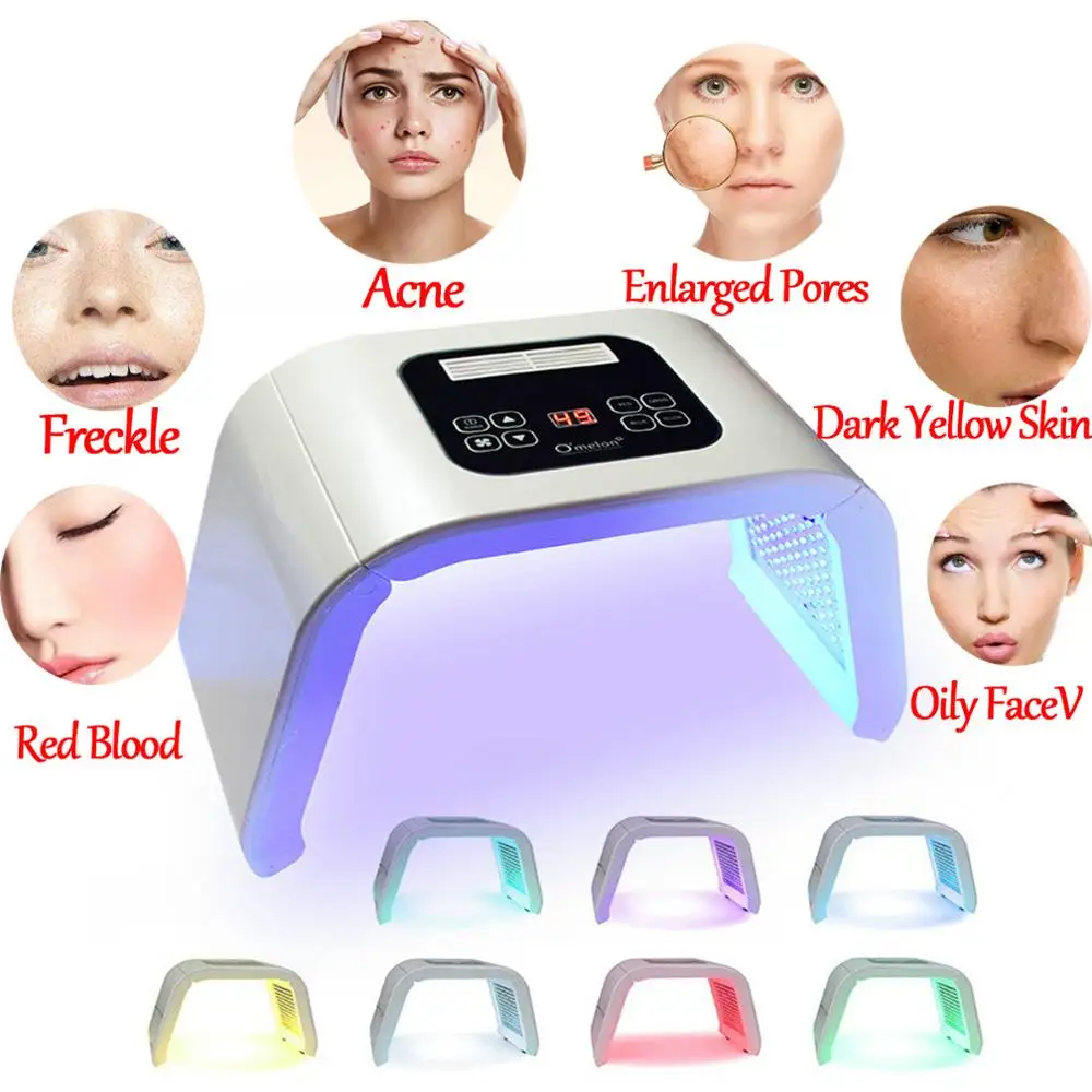 7-color LED phototherapy skin rejuvenation PDT anti-aging facial firming acne and wrinkle removal device beauty machine
7-color LED phototherapy skin rejuvenation PDT anti-aging facial firming acne and wrinkle removal device beauty machine