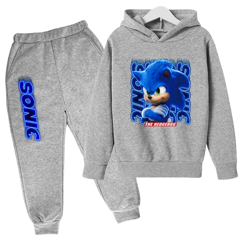 New Spring Autumn Children's Clothing Sonic Sweatshirt Cartoon Hoodies/ Pants 2-Piece Sports Suit Casual Boys Girls Kids Clothes
New Spring Autumn Children's Clothing Sonic Sweatshirt Cartoon Hoodies/ Pants 2-Piece Sports Suit Casual Boys Girls Kids Clothes