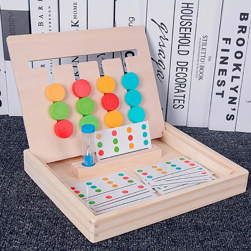 Montessori Education Wooden Toys Four Color Matching Game Early Children Kids Preschool Training Learning Building Blocks
Montessori Education Wooden Toys Four Color Matching Game Early Children Kids Preschool Training Learning Building Blocks