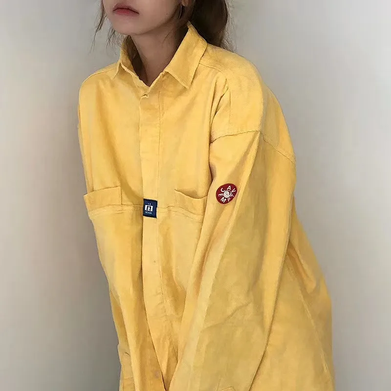 Yellow Multi-pocket cargo jacket Men Women 1:1 Best quality Tags High Quality Corduroy Coats Cav Empt Vintage Zipper Jackets
Yellow Multi-pocket cargo jacket Men Women 1:1 Best quality Tags High Quality Corduroy Coats Cav Empt Vintage Zipper Jackets