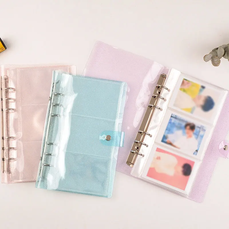 Jelly Color 3 Inches Photo Album Sequins Transparent Plug-in Photo Card Holder Card Bag Album For Mini Name Card 2021 New
Jelly Color 3 Inches Photo Album Sequins Transparent Plug-in Photo Card Holder Card Bag Album For Mini Name Card 2021 New