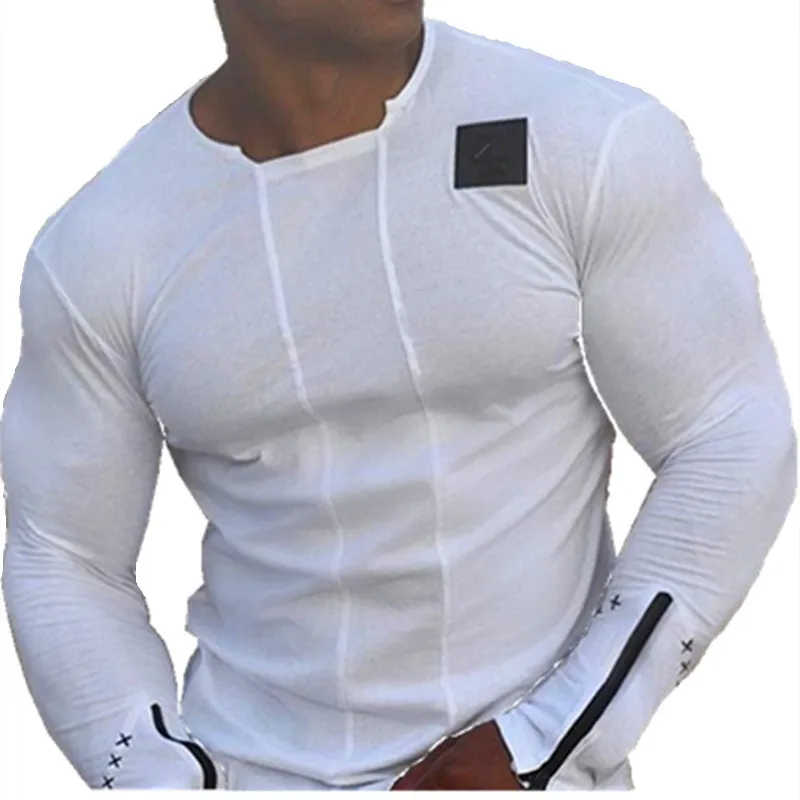 High Quality Men Casual Shirt Letter Print Tanks O neck T-shirt Muscl Bodybuilding Speed Drying Hip-hop T-shirt Long Sleeve Tops
High Quality Men Casual Shirt Letter Print Tanks O neck T-shirt Muscl Bodybuilding Speed Drying Hip-hop T-shirt Long Sleeve Tops