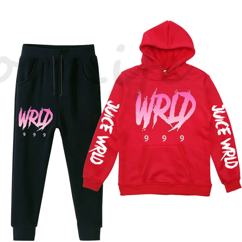 Children 2 Piece Set Sportswear Rapper Juice Wrld Hooded Sweatshirt Pants For Boys Girls Pullover Teenager Sweatshirt Sudaderas
Children 2 Piece Set Sportswear Rapper Juice Wrld Hooded Sweatshirt Pants For Boys Girls Pullover Teenager Sweatshirt Sudaderas