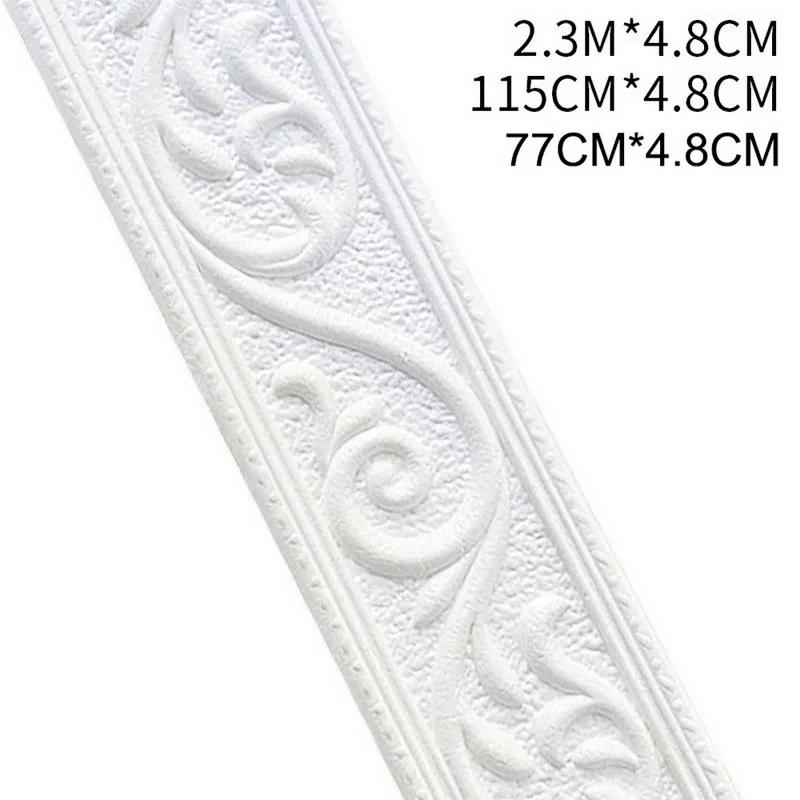 3D Embossed Corner Line Self-adhesive Wall Waist Line Wall Sticker Living Room Bedroom Home Decorations Waterproof Wall Sticker
3D Embossed Corner Line Self-adhesive Wall Waist Line Wall Sticker Living Room Bedroom Home Decorations Waterproof Wall Sticker