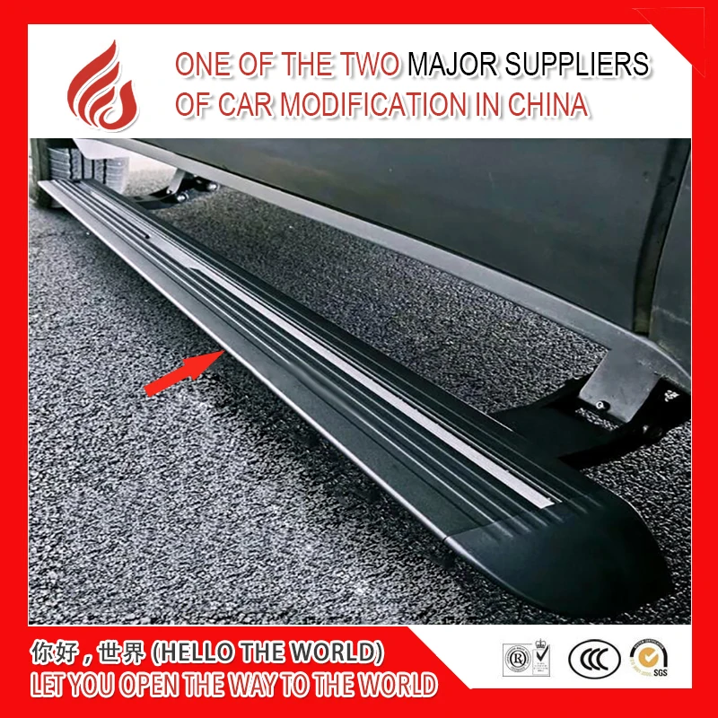 High quality aluminium alloy Automatic scaling Electric pedal side step running board for E-PACE 2018 2019 2020
High quality aluminium alloy Automatic scaling Electric pedal side step running board for E-PACE 2018 2019 2020
