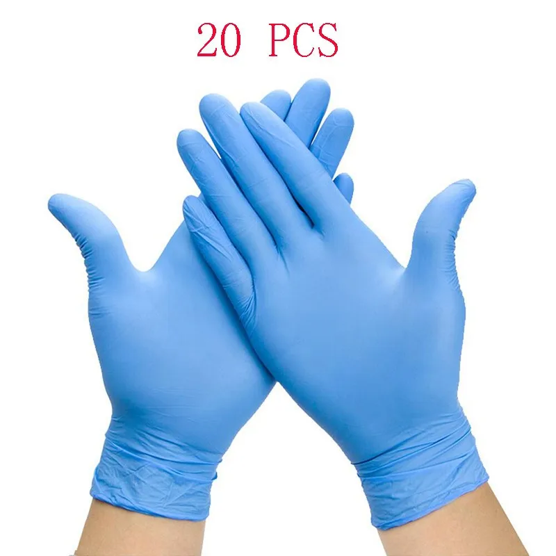 20pcs Blue Disposable Latex Gloves Household Laboratory Cleaning Butyronitrile Gloves For Household Cleaning Greenhouse Tool
20pcs Blue Disposable Latex Gloves Household Laboratory Cleaning Butyronitrile Gloves For Household Cleaning Greenhouse Tool