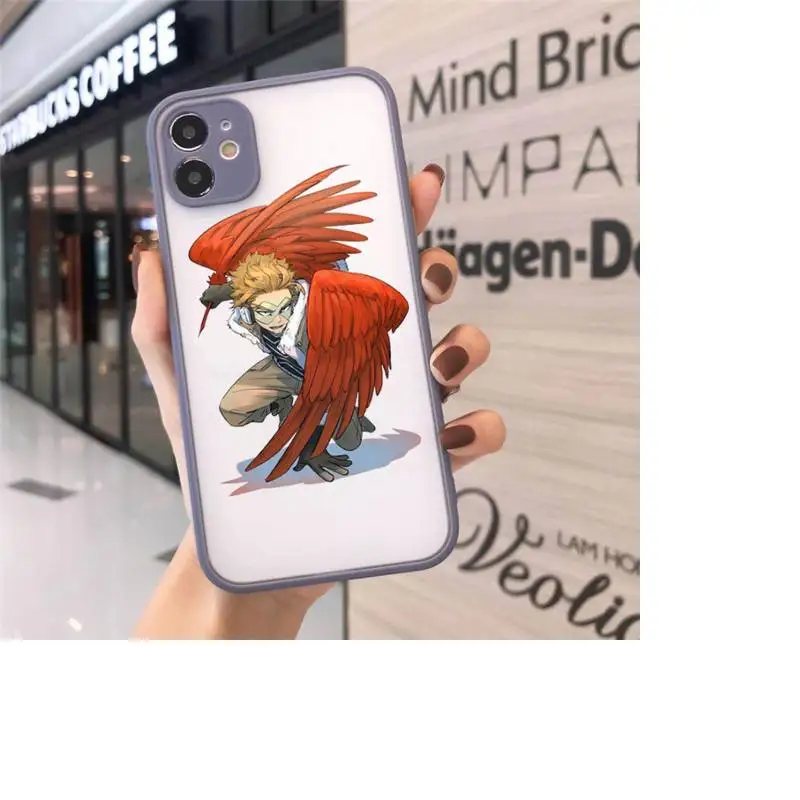 Hawks Coat Anime Phone Case Matte transparent For Gray iPhone 12 Mini 11 Pro XR XS Max 7 8 Plus X Back Cover
Hawks Coat Anime Phone Case Matte transparent For Gray iPhone 12 Mini 11 Pro XR XS Max 7 8 Plus X Back Cover