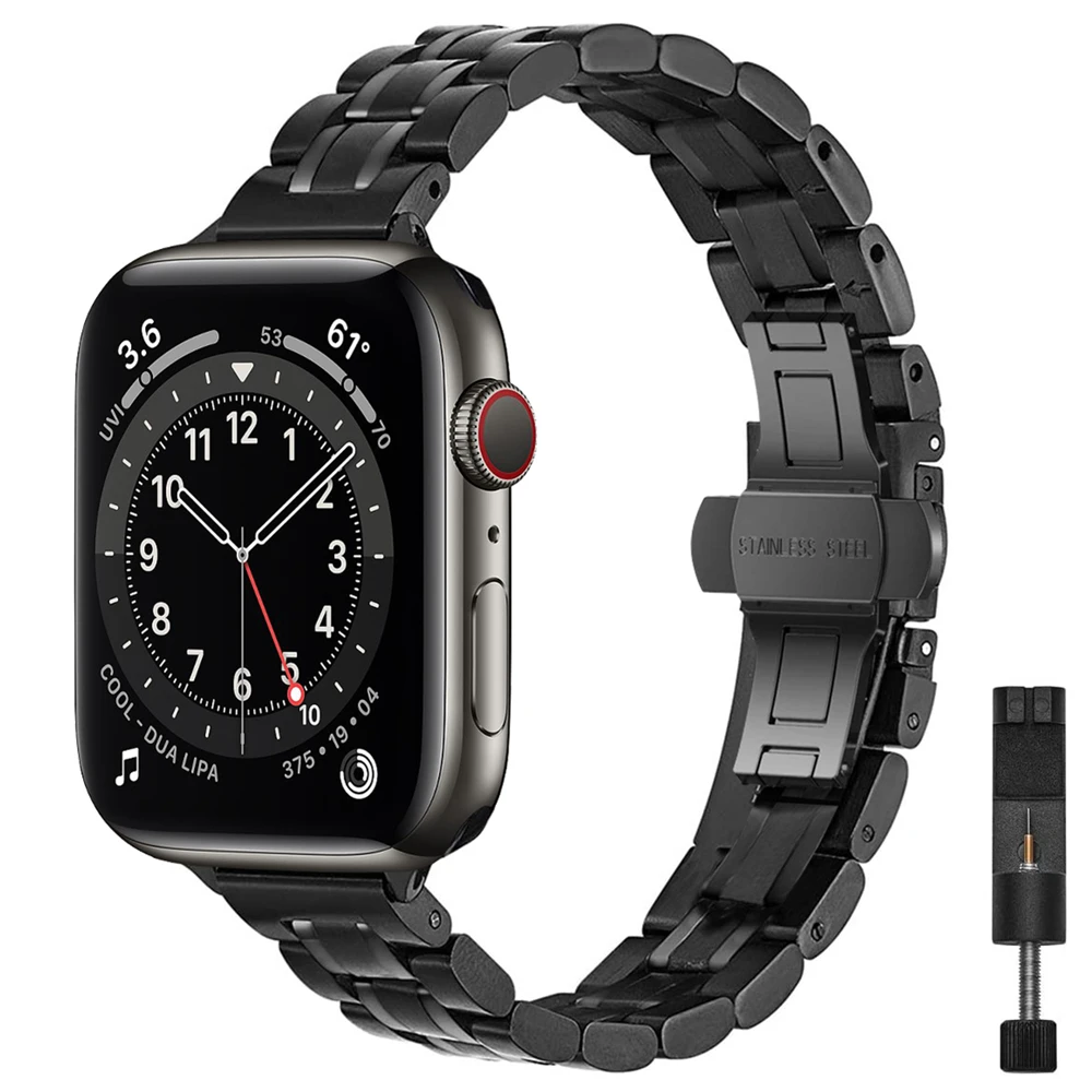 Ремешок из нержавеющей стали для apple watch 6, se, 40/44 мм, для мужчин и женщин, 5/4/3/38/42 мм
Ремешок из нержавеющей стали для apple watch 6, se, 40/44 мм, для мужчин и женщин, 5/4/3/38/42 мм