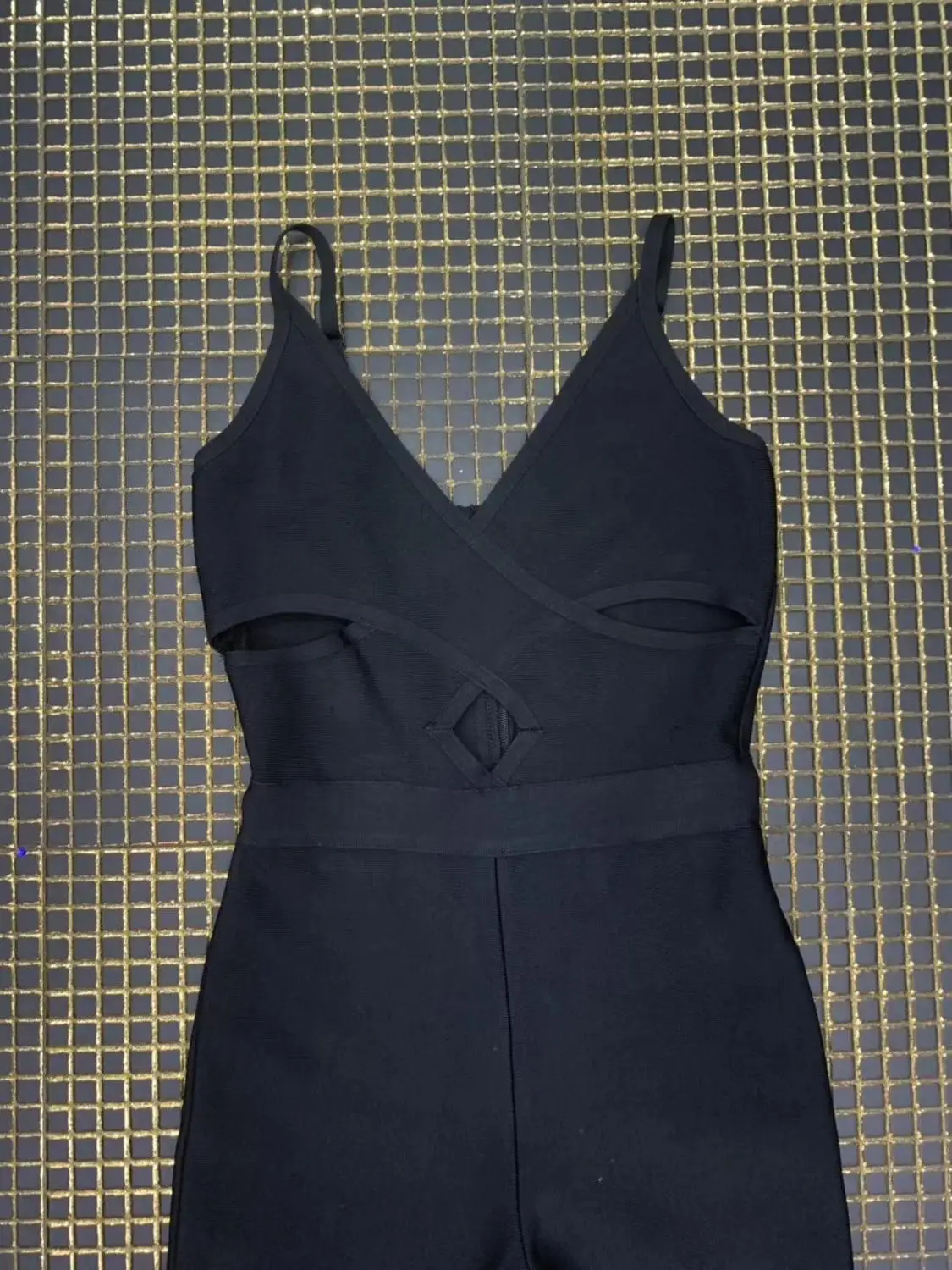 2019 NEW Women black V-Neck sleeveless Jumpsuit elegant Bodycon Celebrity evening Party Bandage Jumpsuits
2019 NEW Women black V-Neck sleeveless Jumpsuit elegant Bodycon Celebrity evening Party Bandage Jumpsuits